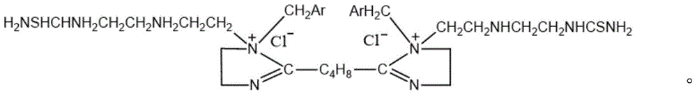 Adipic acid bis-imidazoline derivative and preparation method thereof, and applications of adipic acid bis-imidazoline derivative as corrosion inhibitor