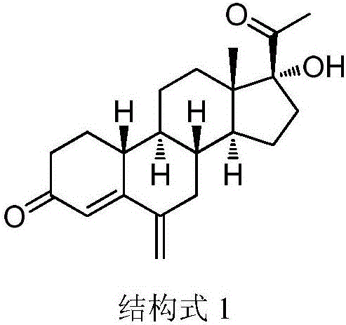 Method for synthesizing 6-methylene-17 alpha-hydroxy-19-desmethyl pregnene-4-alkene-3,20-diketone