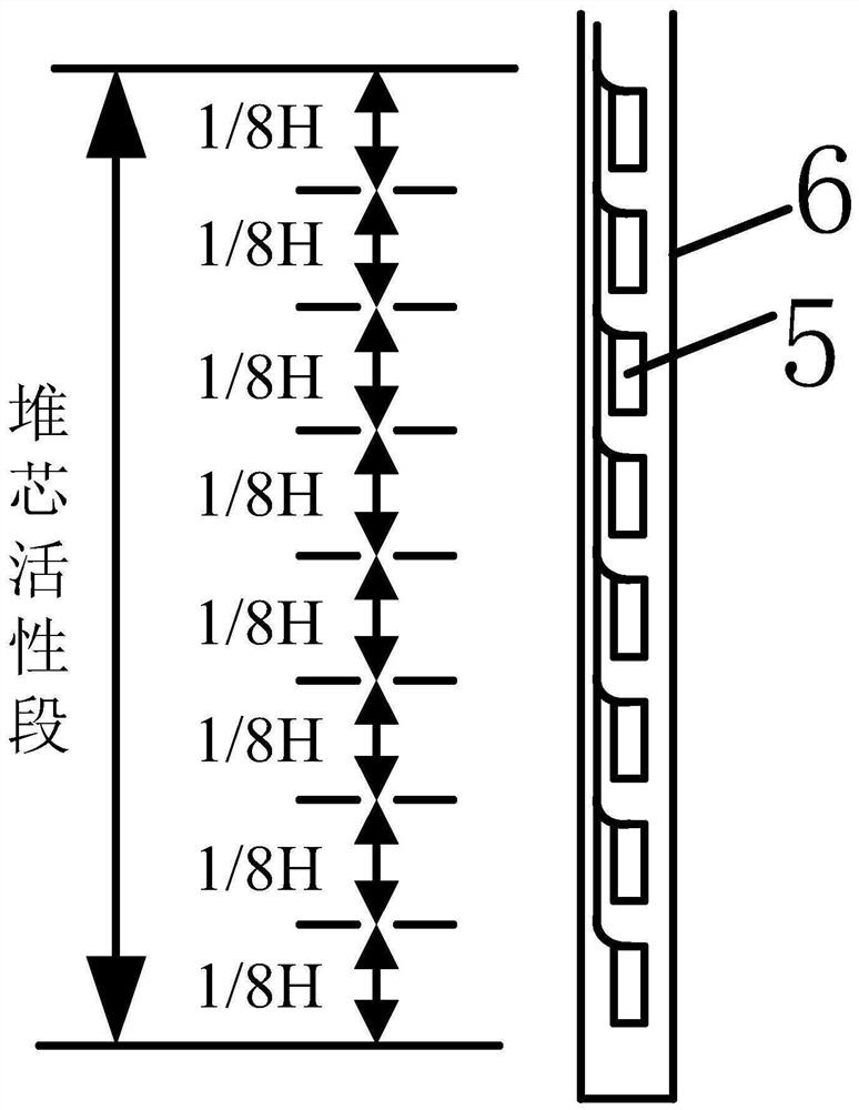 In-reactor neutron detector assembly for passive starting of nuclear power plant