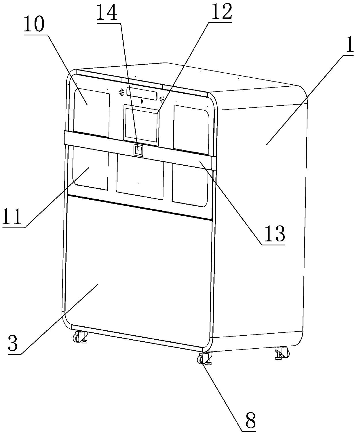 Garbage classification and recovery device