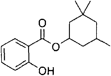 Synthetic method of homosalate
