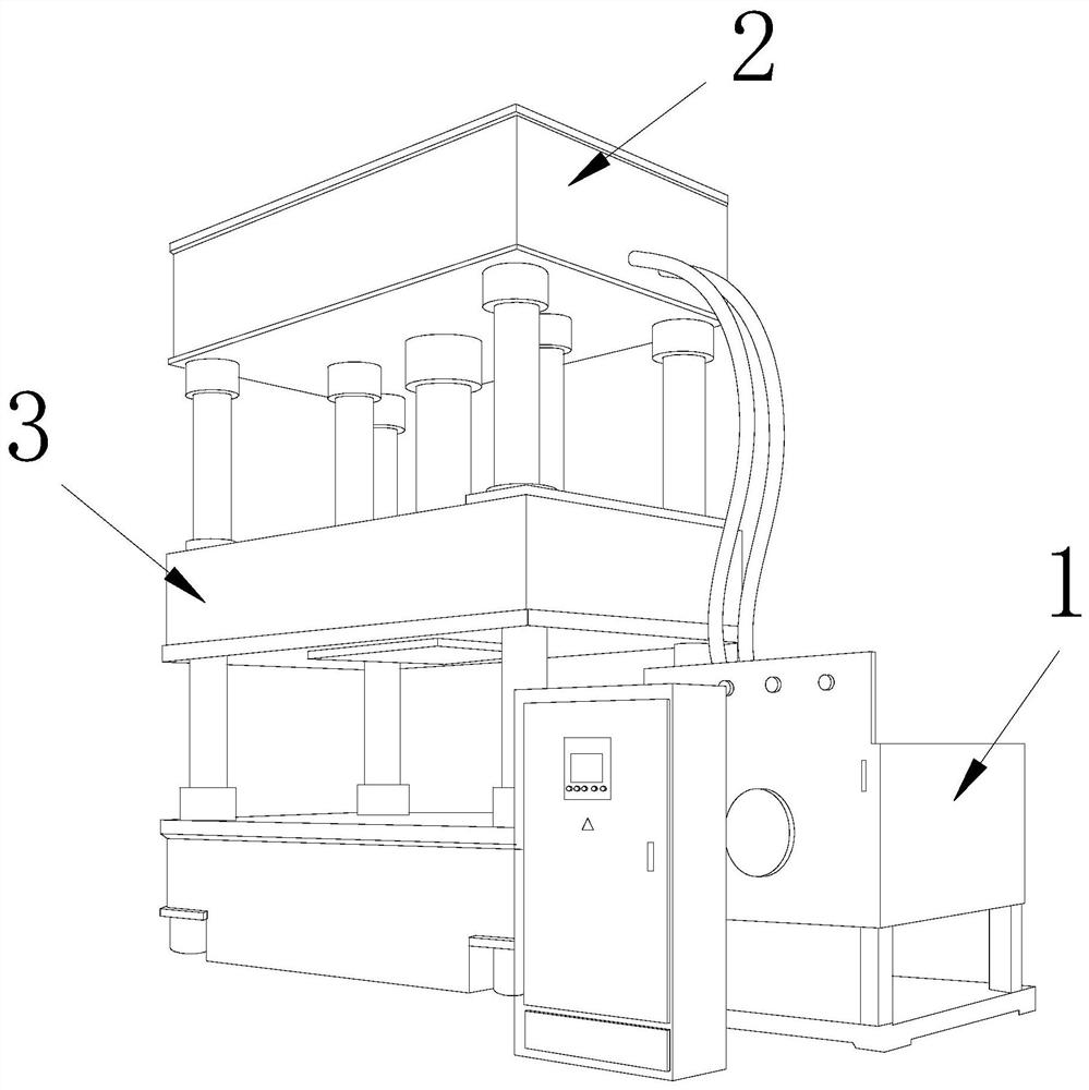 Carbon fiber reinforced composite material preparation machine