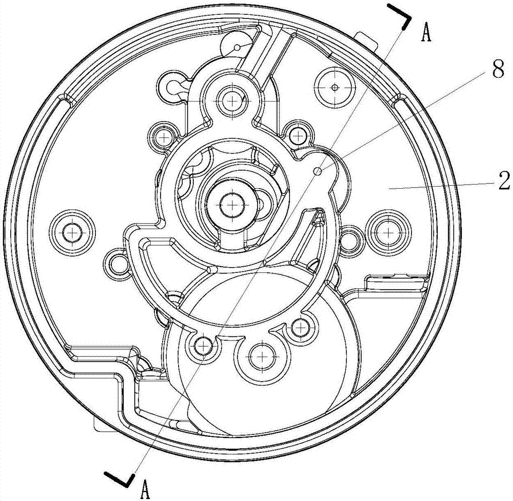 Oil-returning channel structure of vehicle-mounted air compressor