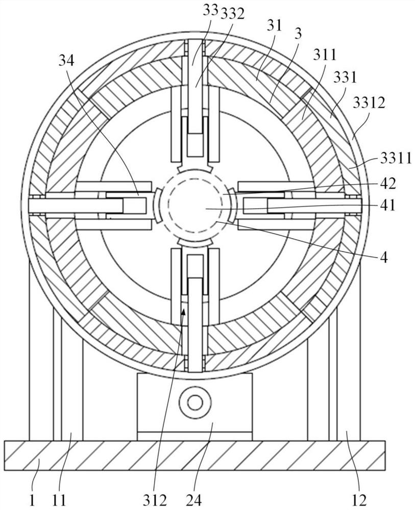 Cable head processing device of high-voltage cable