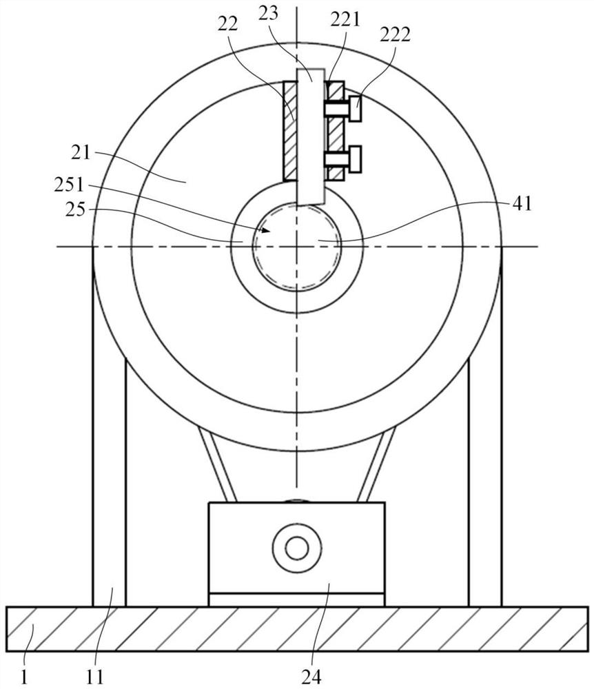 Cable head processing device of high-voltage cable