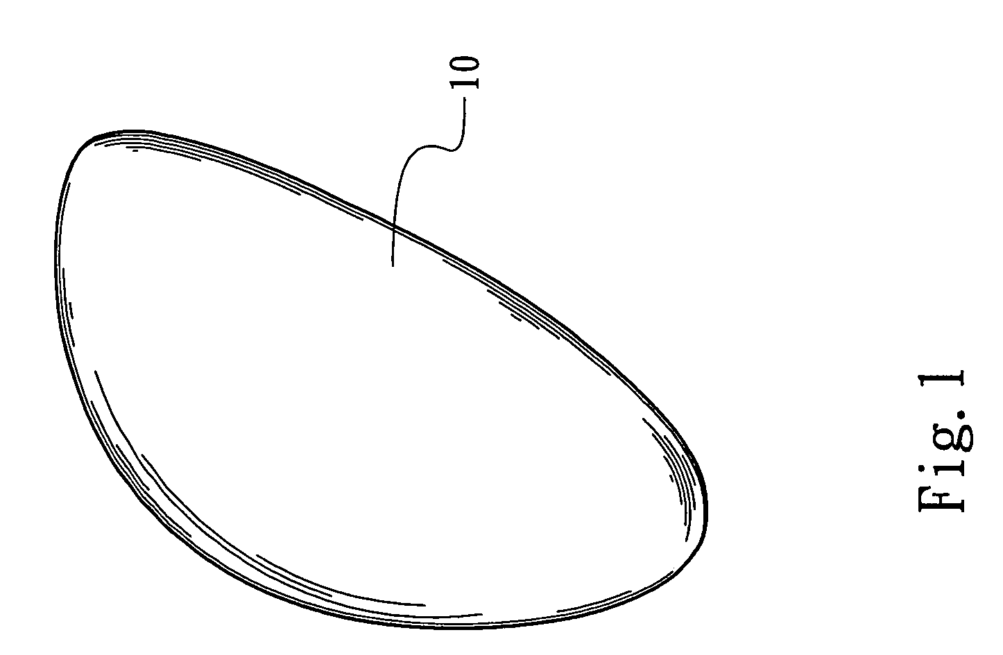 Brassiere pad (cup) structure having negative electromagnetic energy