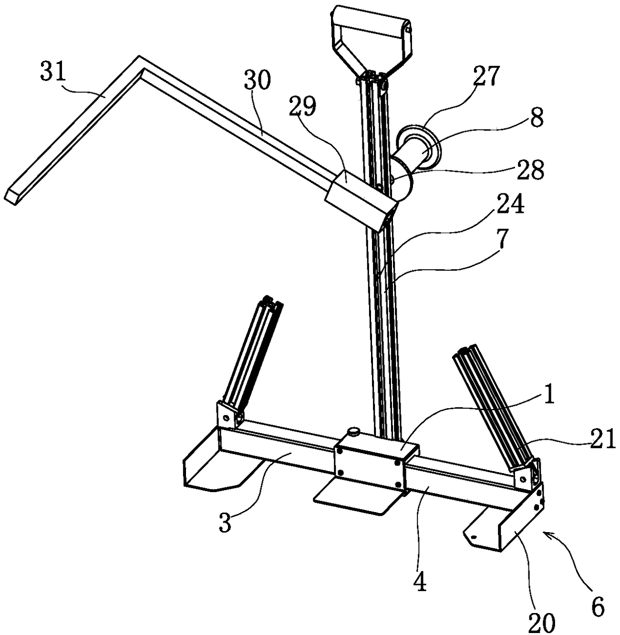 Box carrying and stair climbing assisting device
