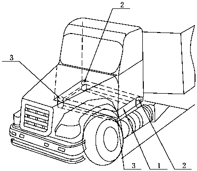 Damping air sac comforting structure of automobile driving cab