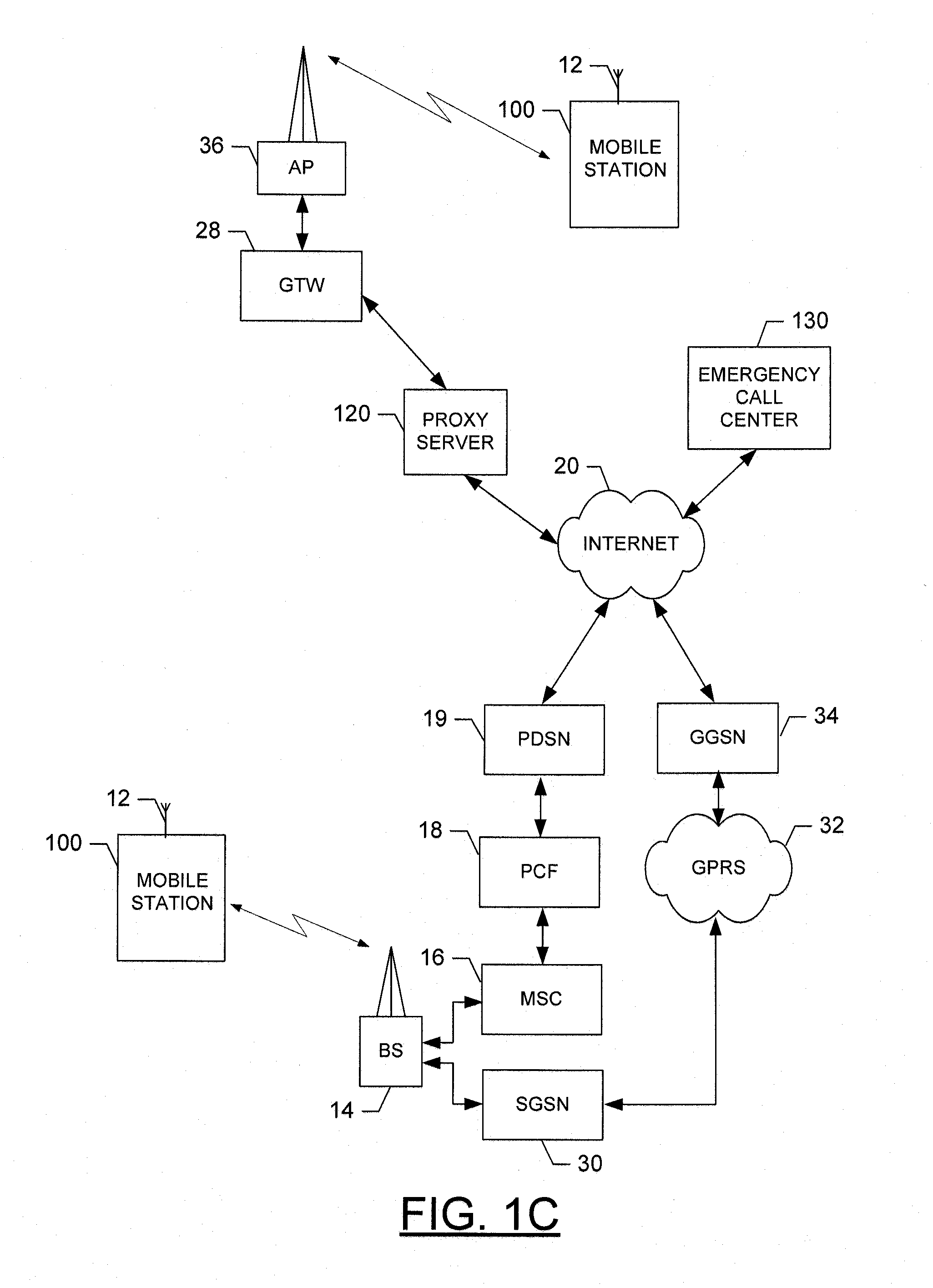 Apparatus, method and computer program product for maintaining emergency calls during mobile device movement