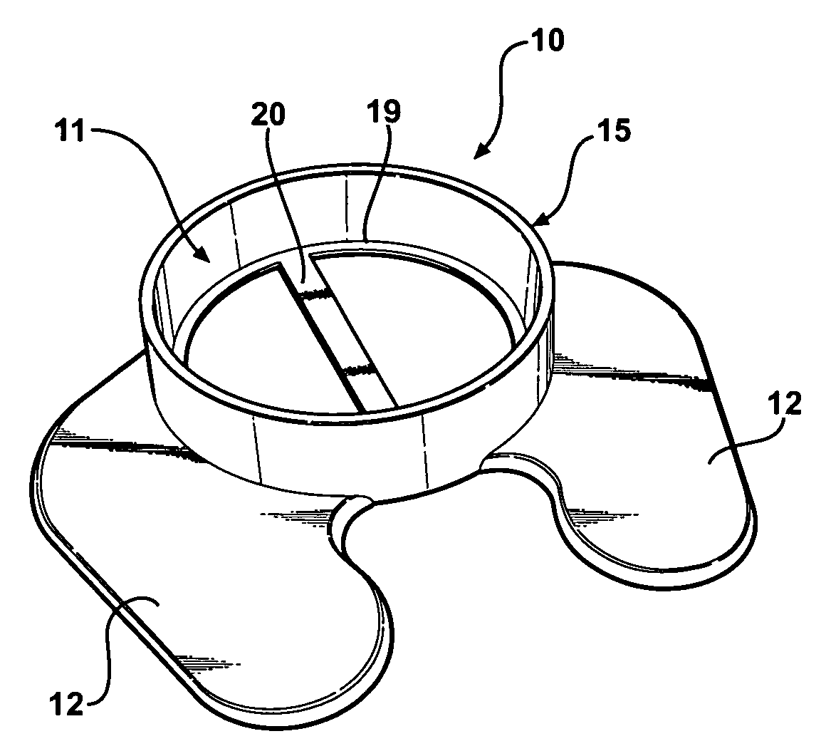 Retainer for immoblizing a bucket during mixing