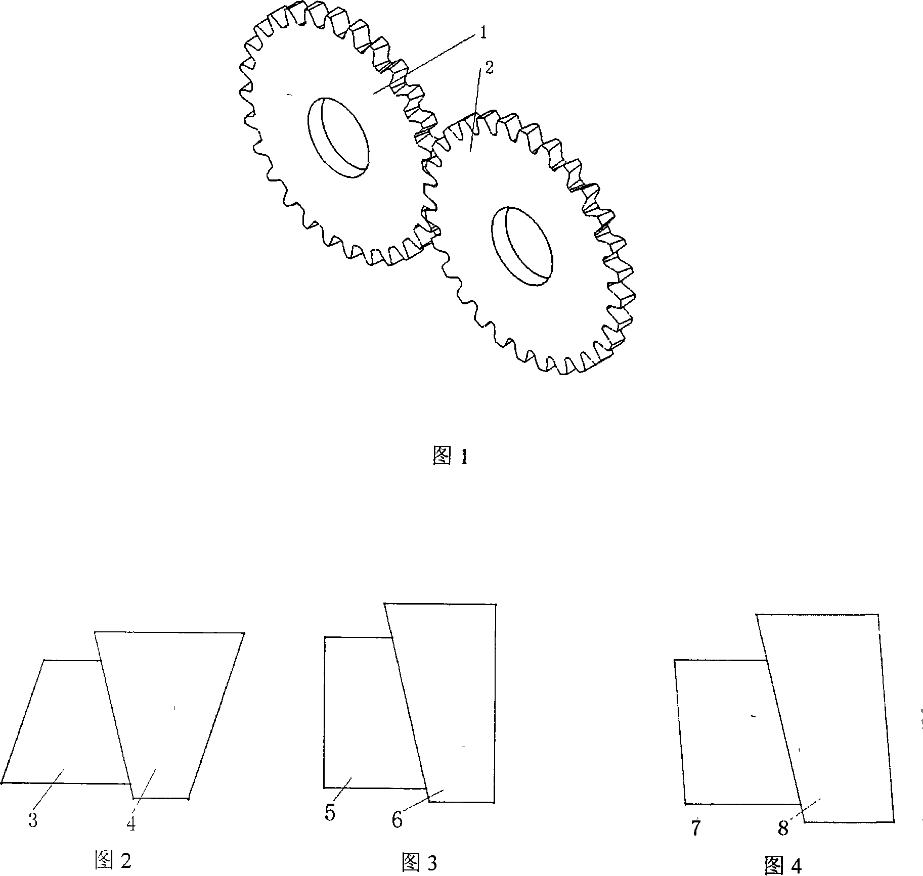 Double helix angle beveled wheel engage assistant