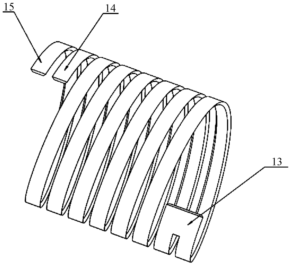 Motor cooling structure, power motor and electric drive system