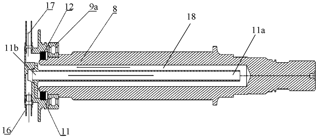 Motor cooling structure, power motor and electric drive system