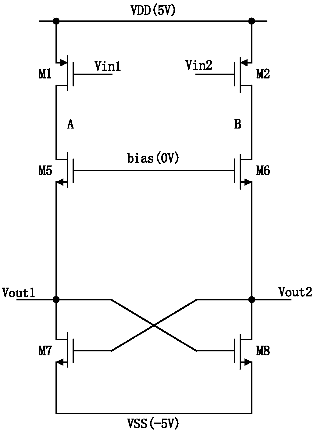 Level shift circuit based on low voltage tube