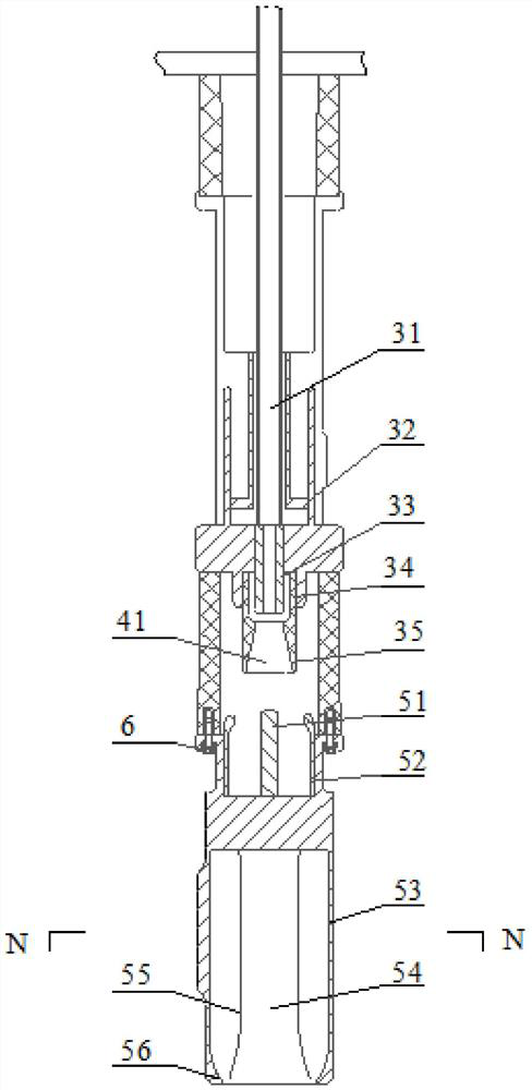 A circuit breaker and its arc extinguishing chamber