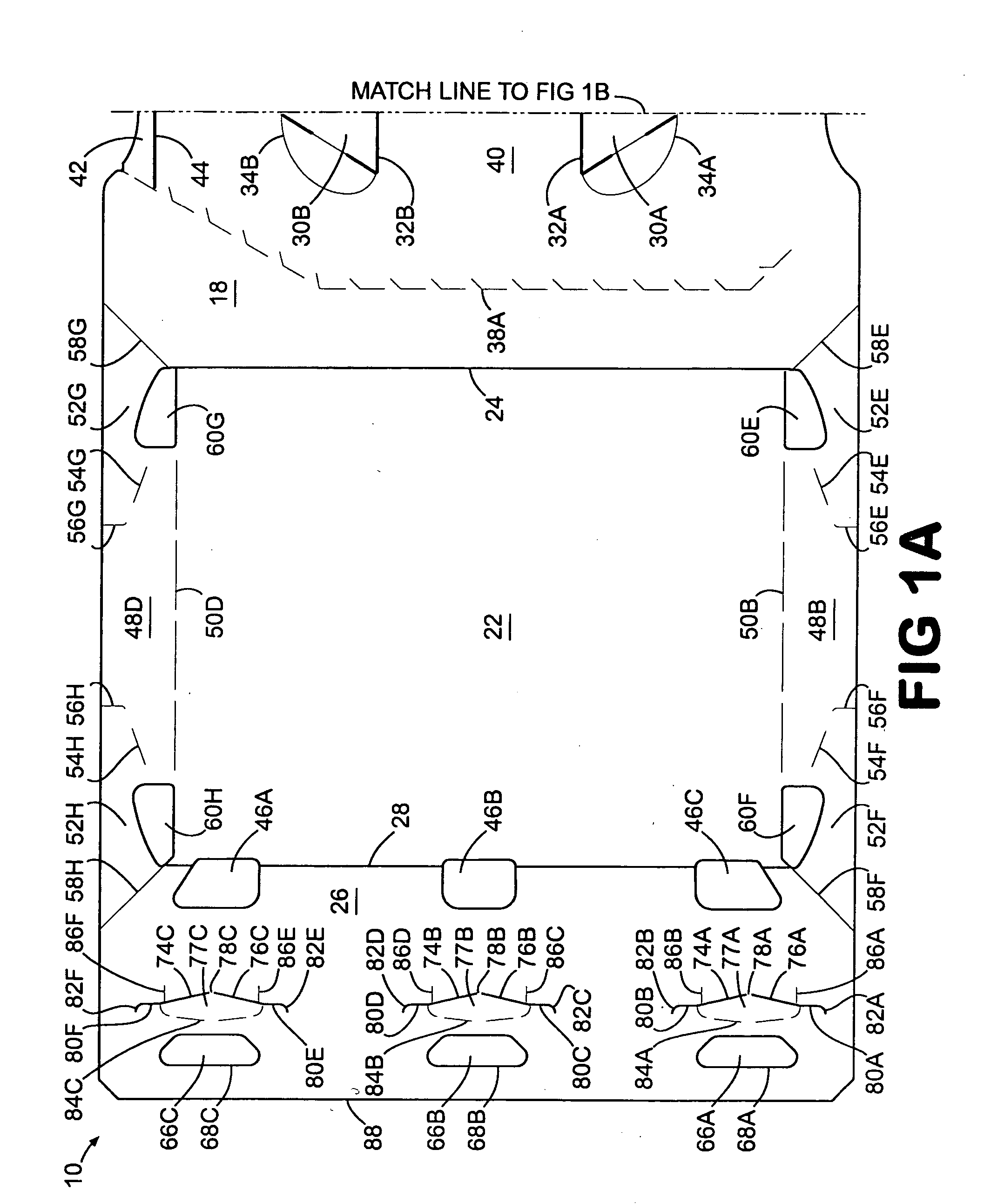 Flat primary and secondary locking system
