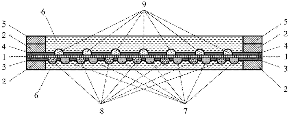 Microfluidic liquid drop chip device for cell migration analysis experiment and method