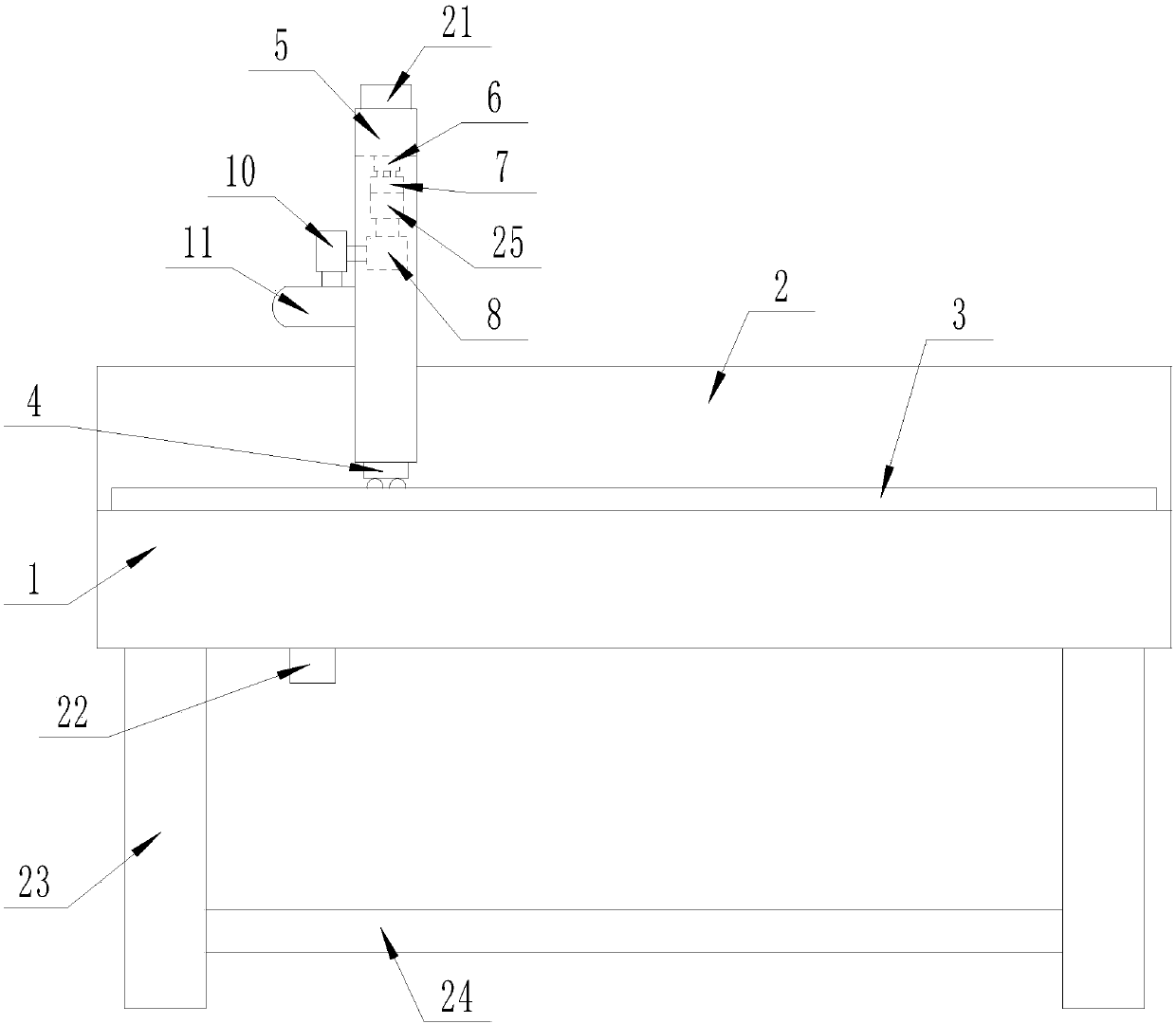 Wood polishing device