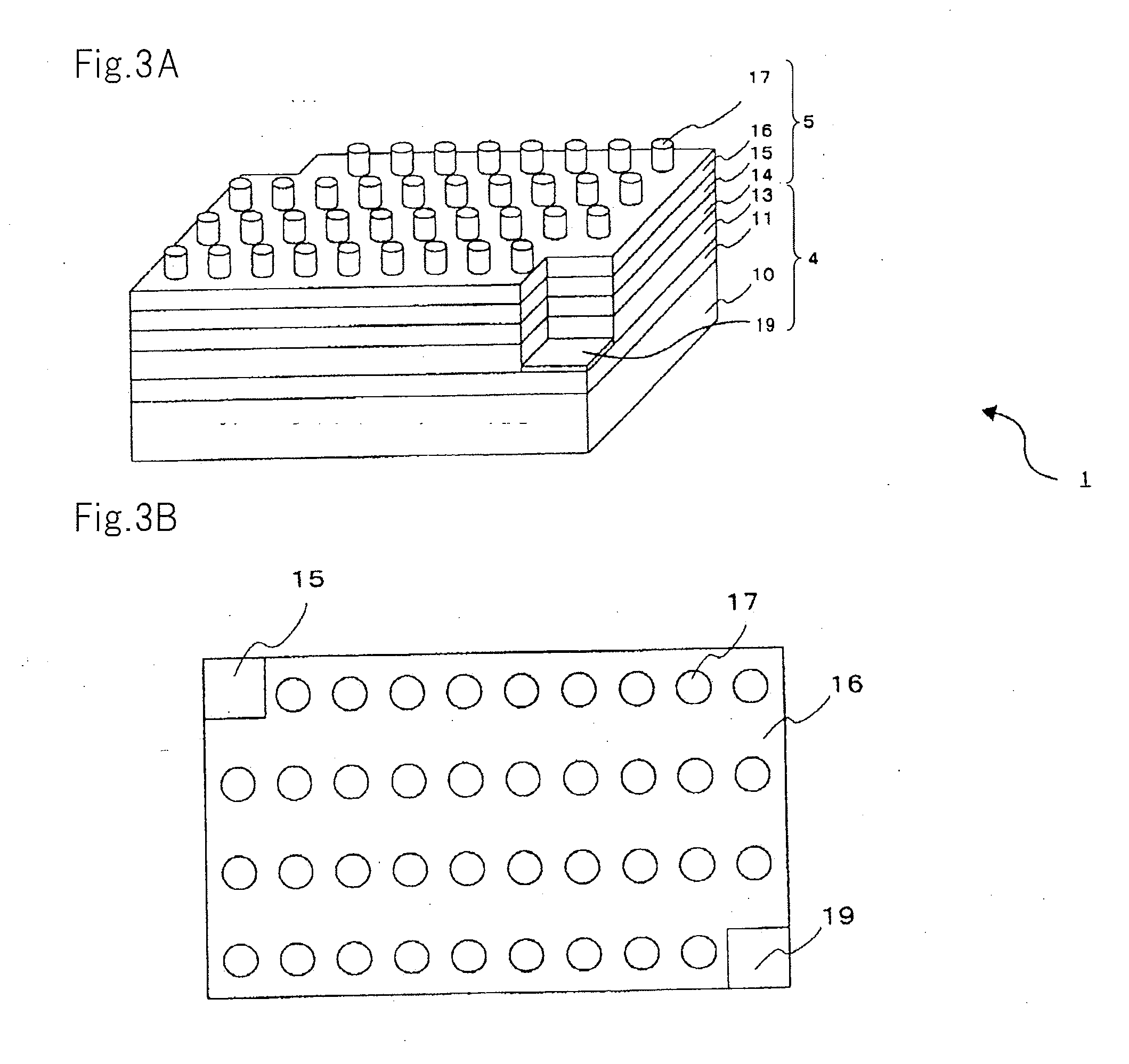 Light emitting element, light source device, and projection display device