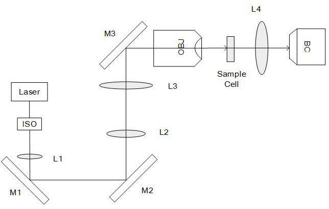 Optical trap-based particle shape and surface roughness detection device and method