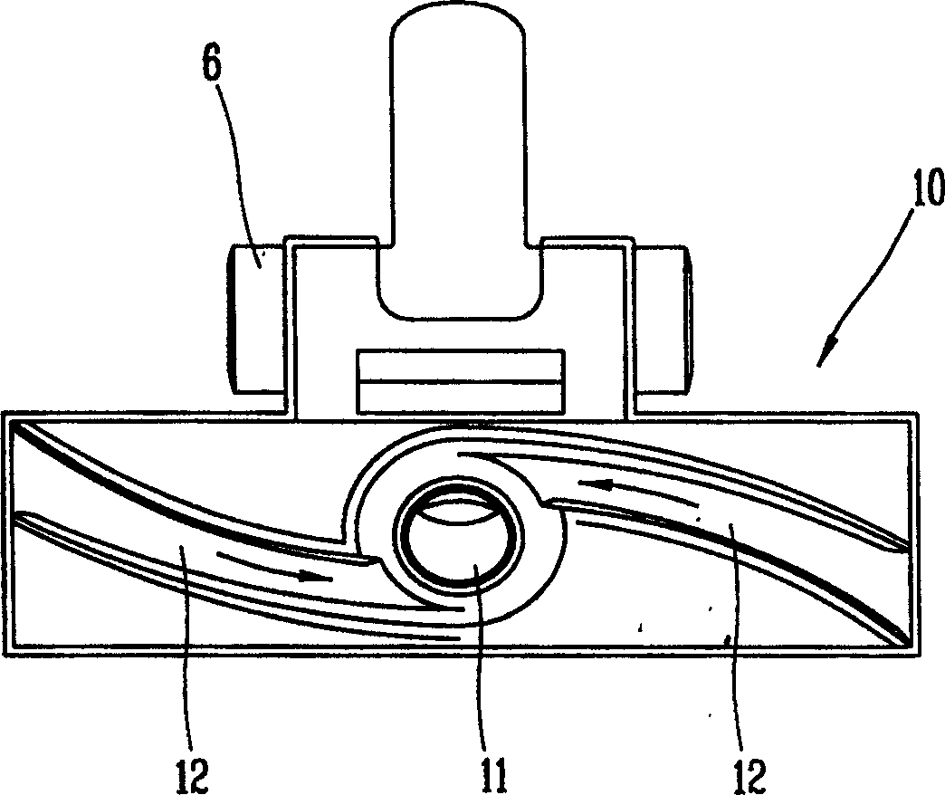 Suction nozzle structure for vacuum cleaner