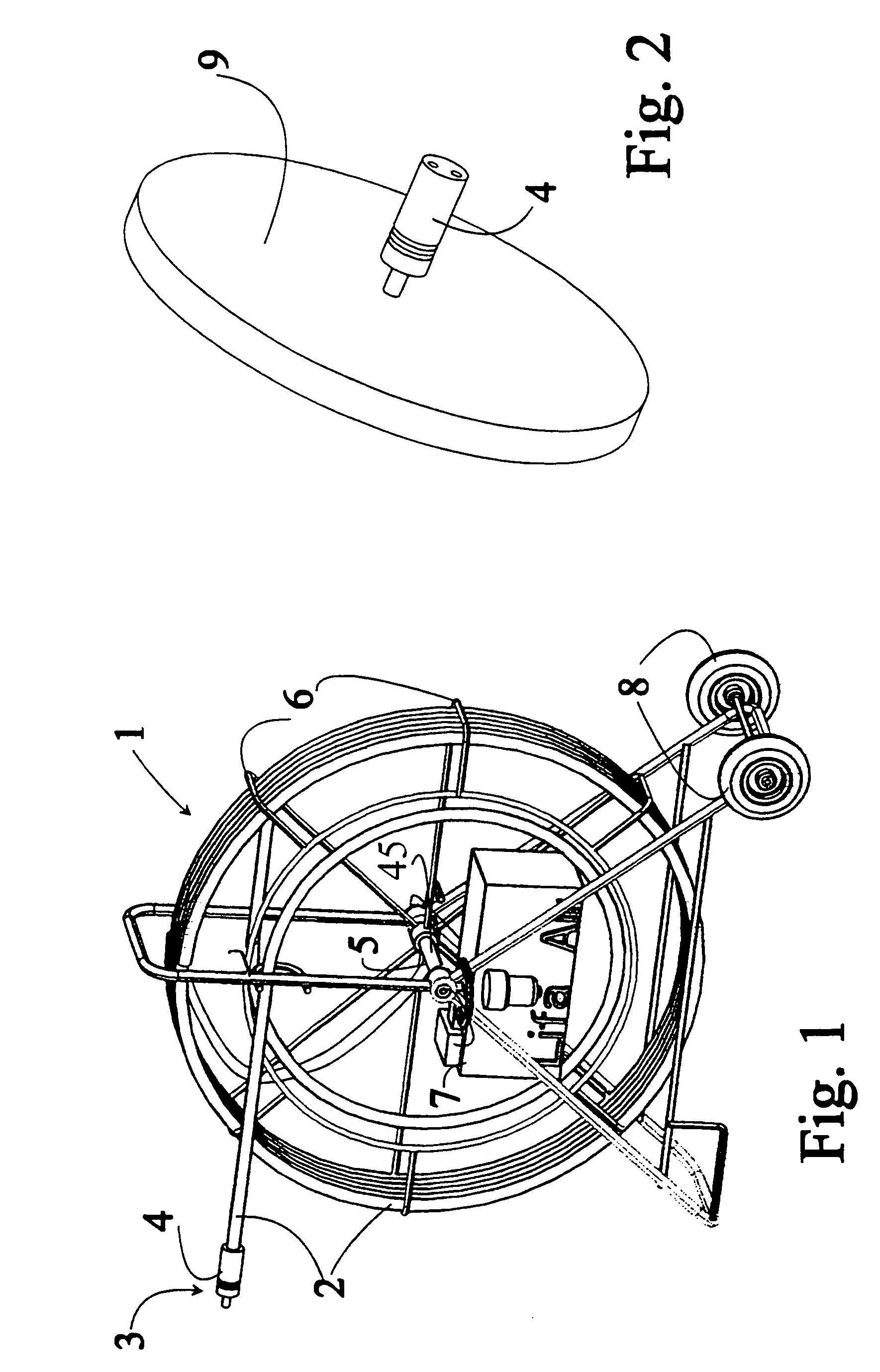 Apparatus for cleaning channels for air conditioning and other purposes