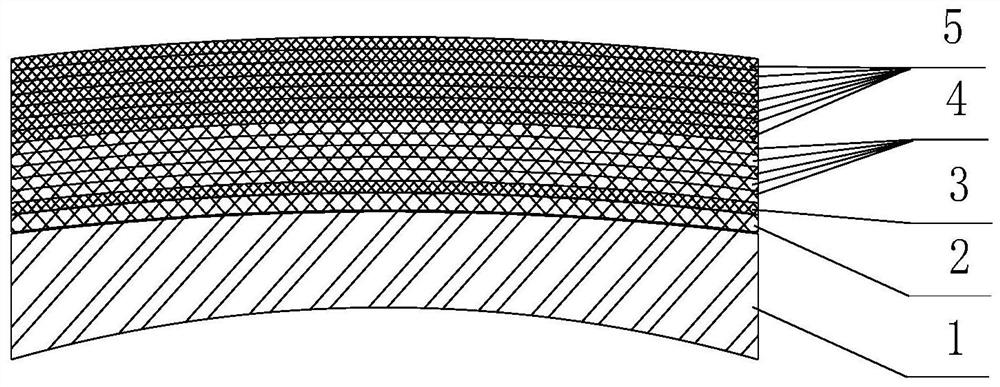 Color-changing resin spectacle lens and preparation method thereof
