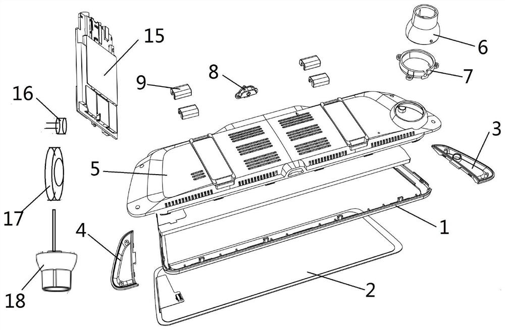 Vehicle-mounted equipment with mobile phone vehicle-mounted screen projection and driving recording functions, and implementation method thereof