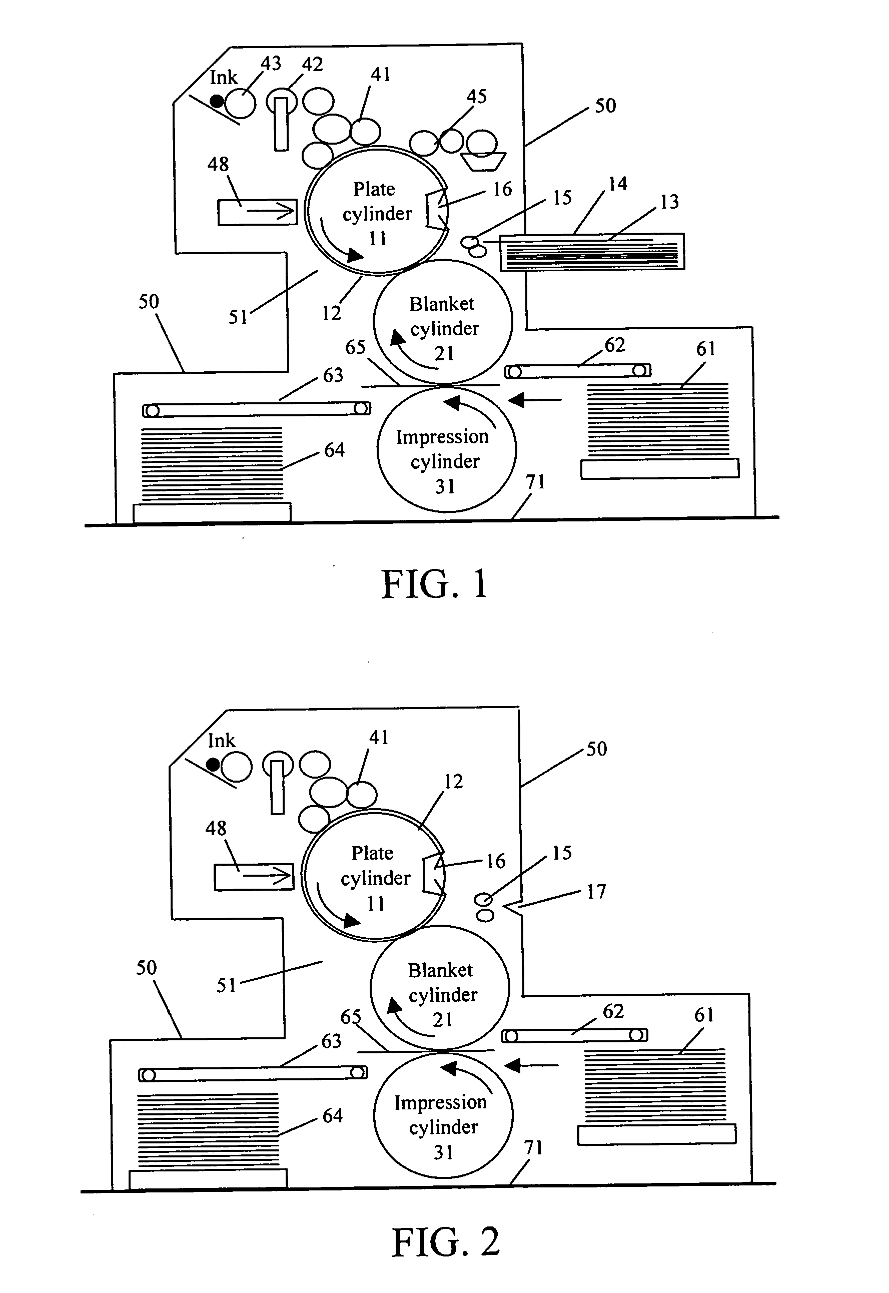Lithographic printing press and method for on-press imaging lithographic printing plate