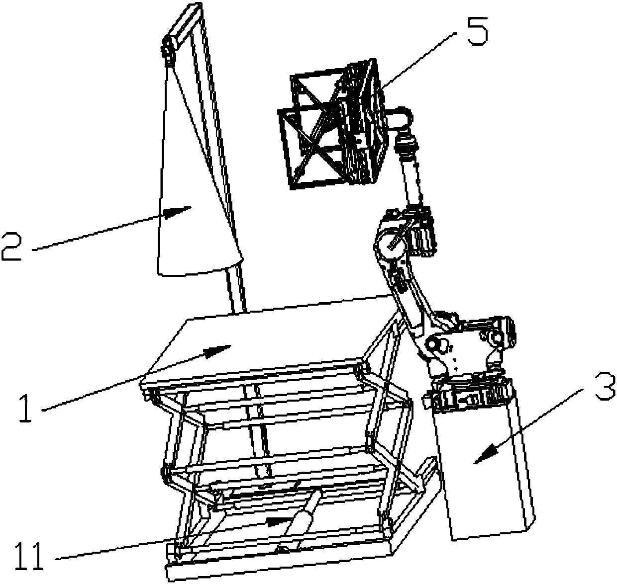 Box feeding device for automatic packaging line