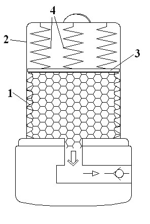 Lubrication system for feeding lubricant in type of air pressure
