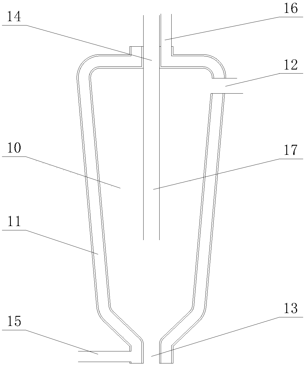 Oxygen and ozone mixed gas separation device