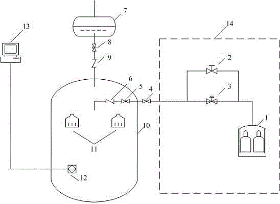 Low-power nuclear reactor containment hydrogen risk control system and control method