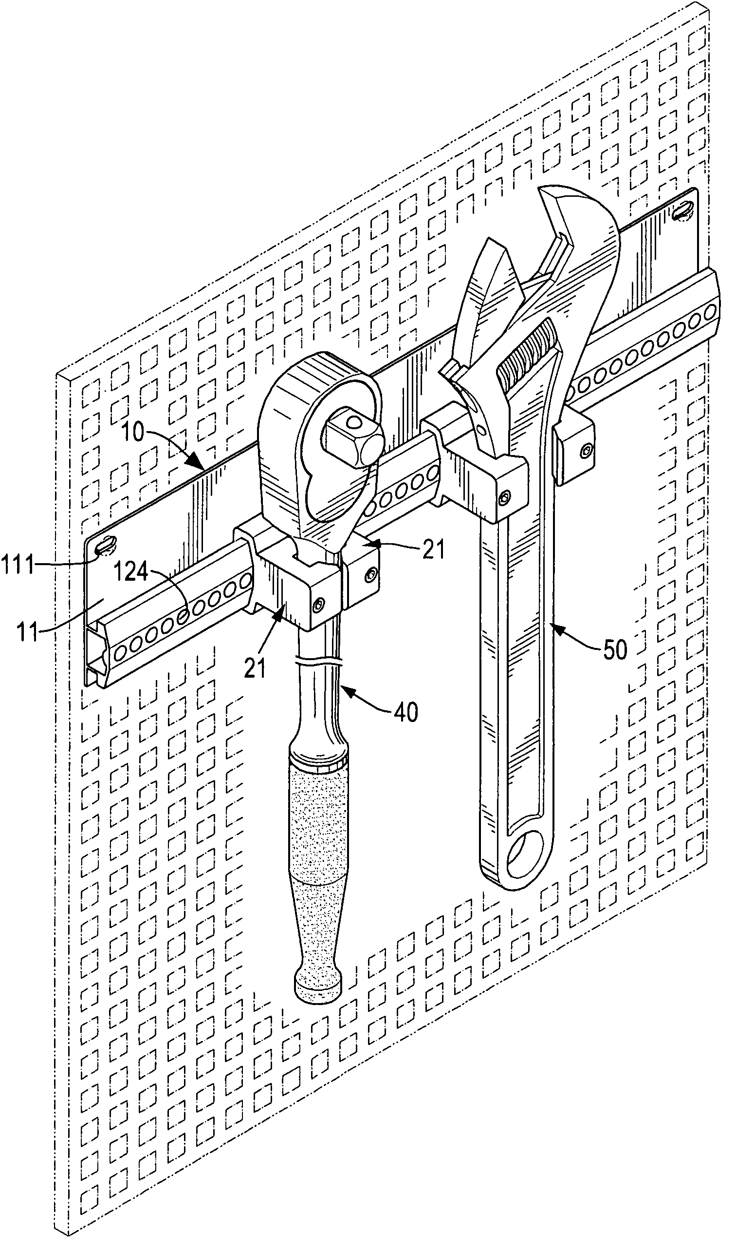 Tool suspension device