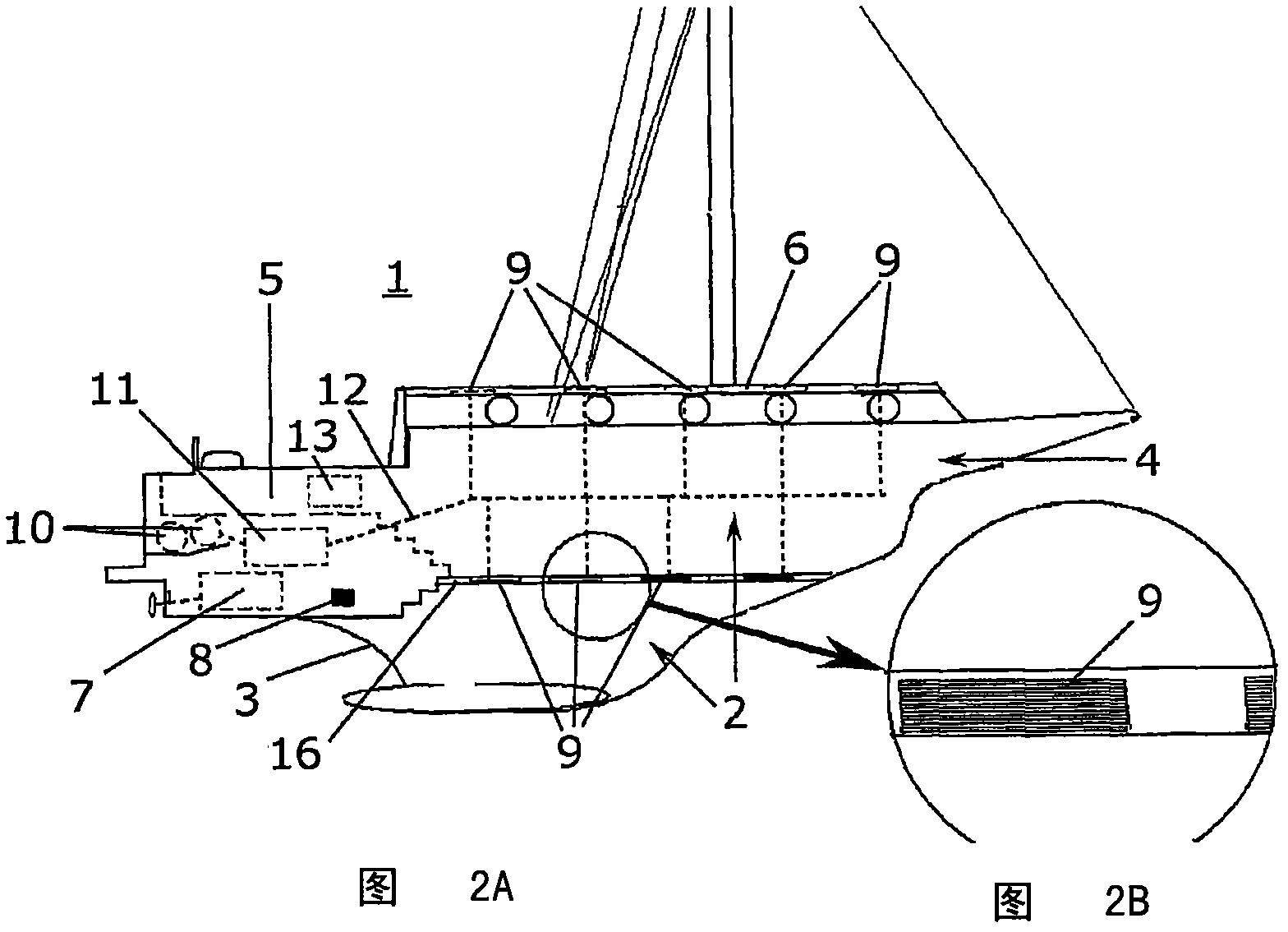 Method and system for stabilizing a vessel