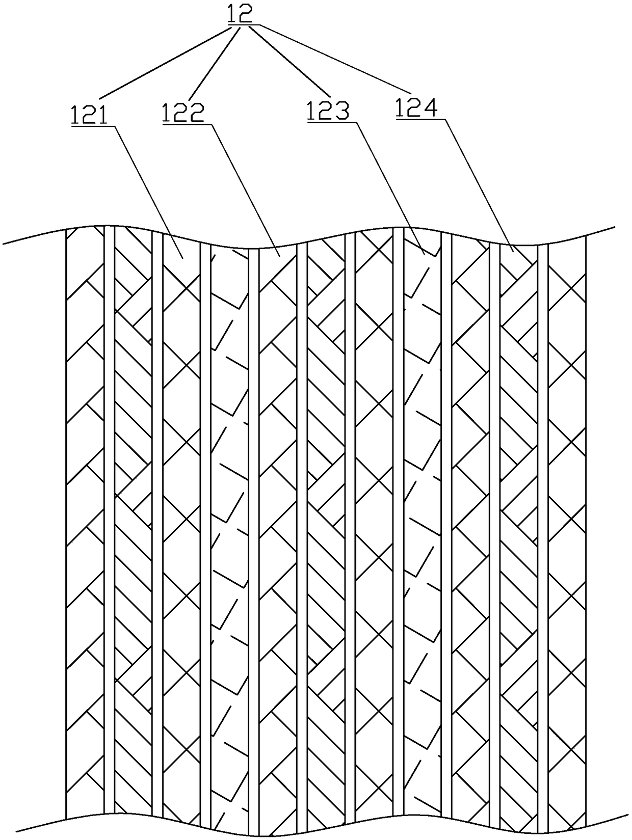 Plane roof self-energy maintenance-free waterproof system and construction method thereof