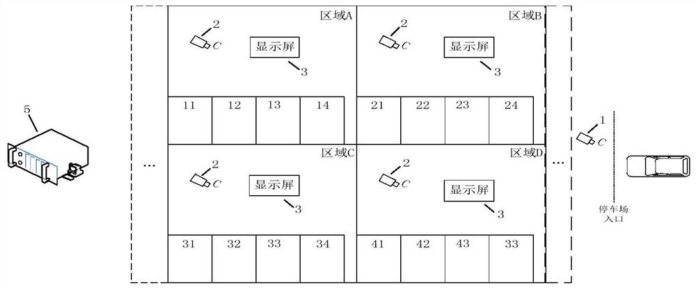 Vehicle monitoring method, device and system for parking lot and server