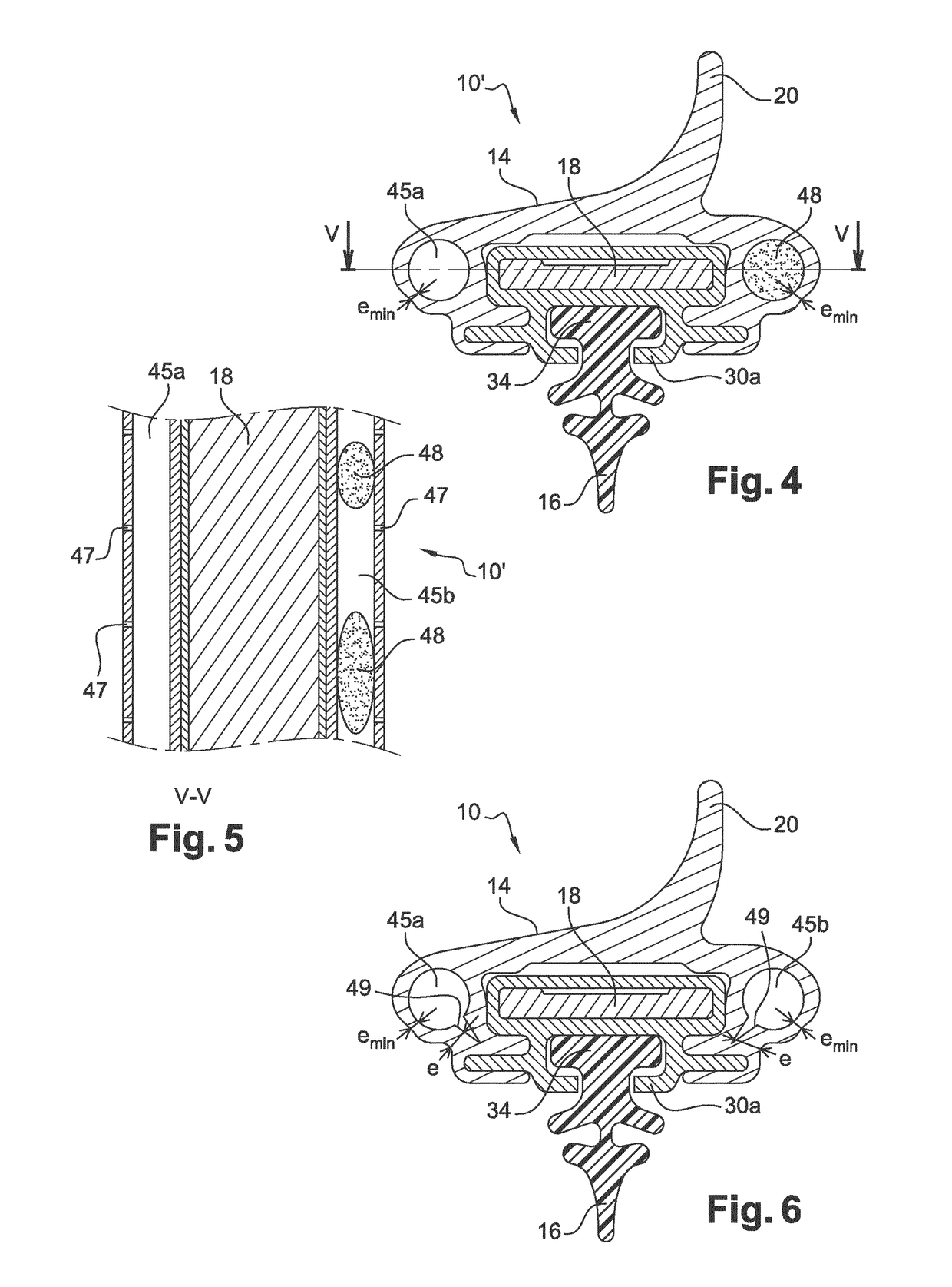 Wiper frame element with at least one channel for distributing windshield wiper fluid