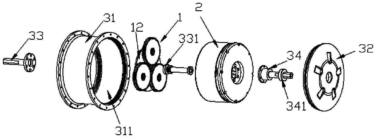 Electric auxiliary driving mechanism for bicycle or motorcycle