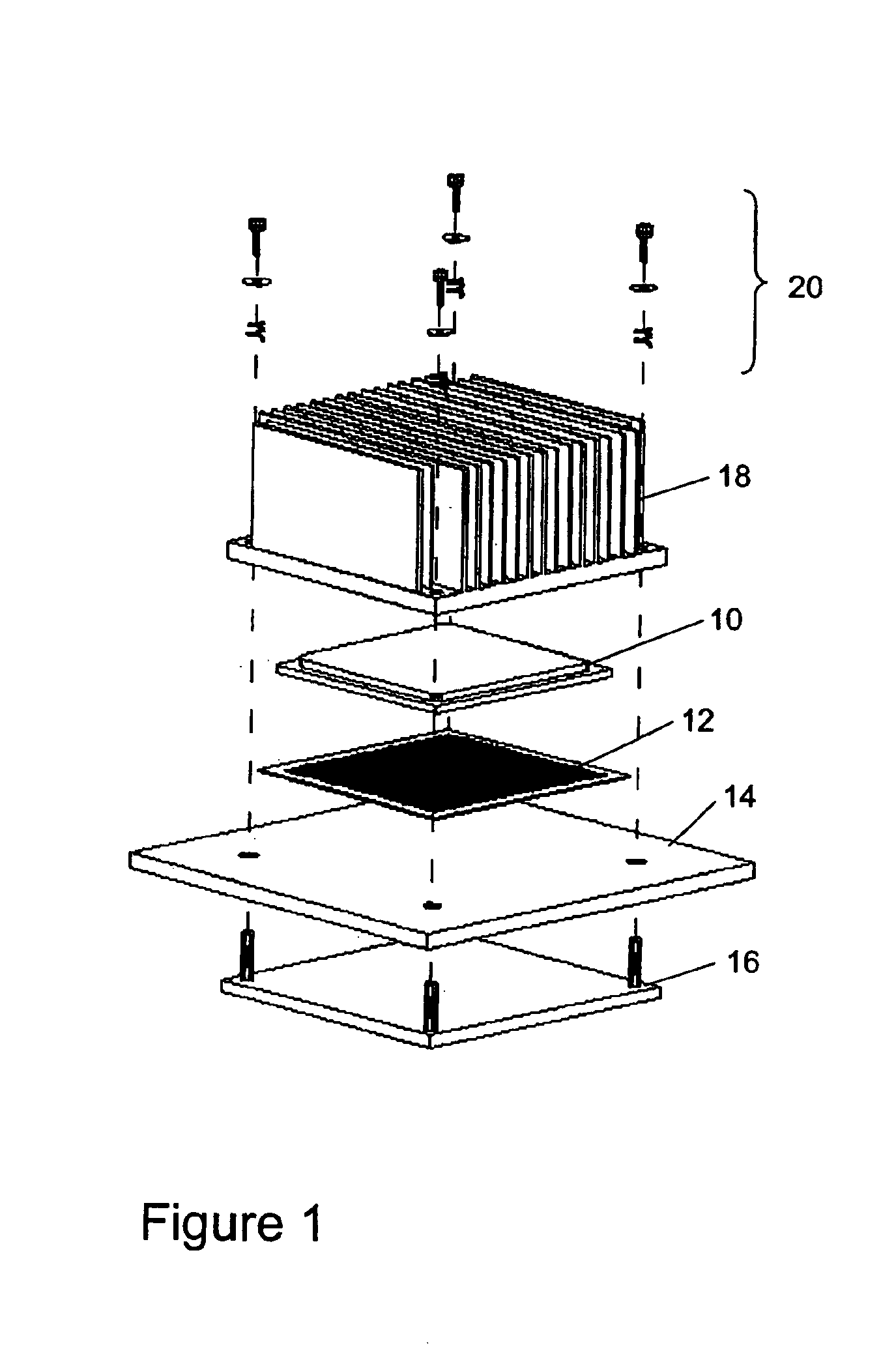Circuitized connector for land grid array