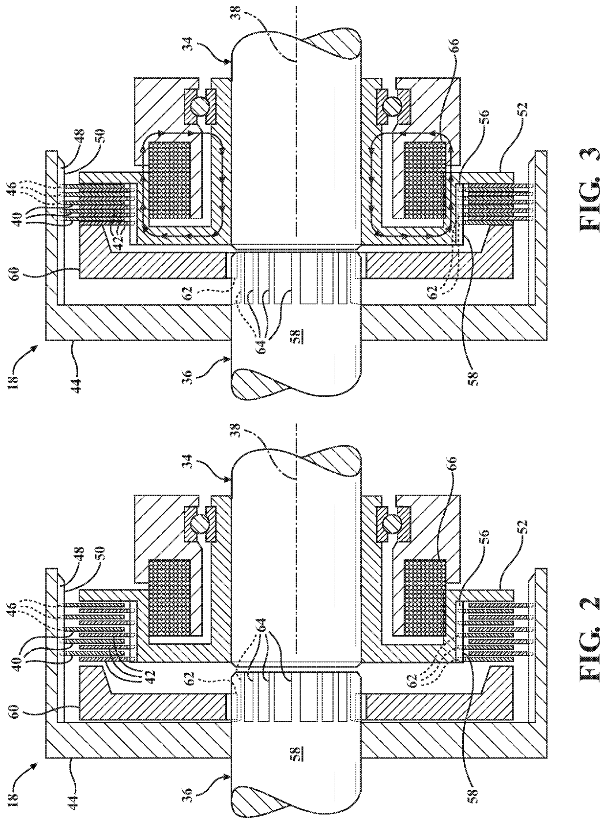 Variable stiffness sway bar for a suspension system of a motor vehicle