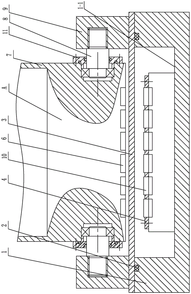 Swinging hydrofoil tip excitation wave energy conversion device