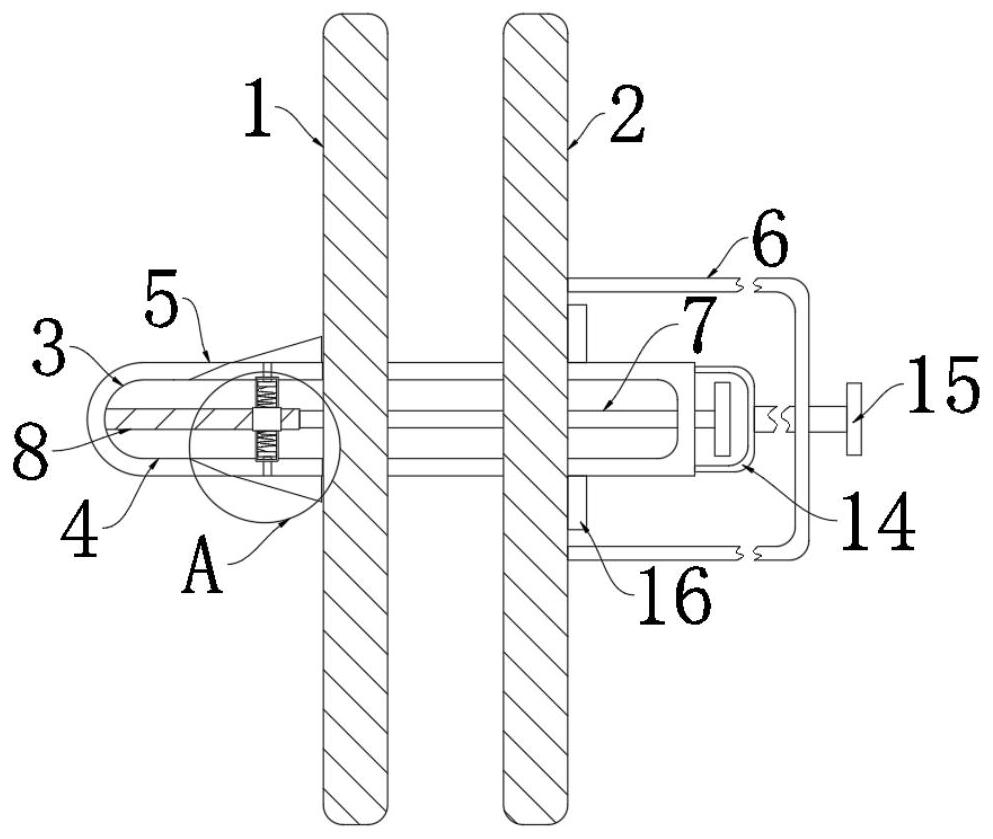 Split mounting type building template plug