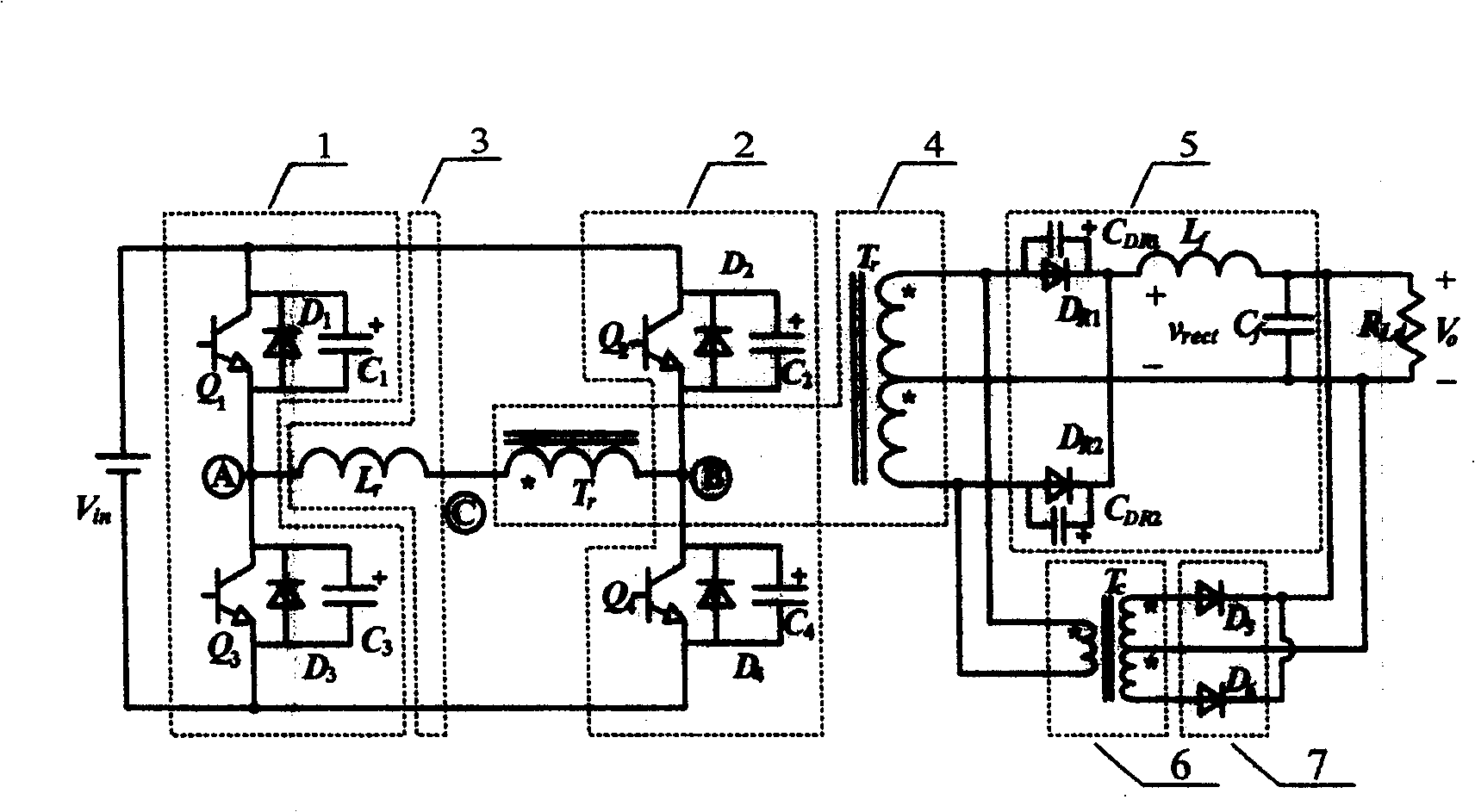 Isolated DC transducer of side edge clamp