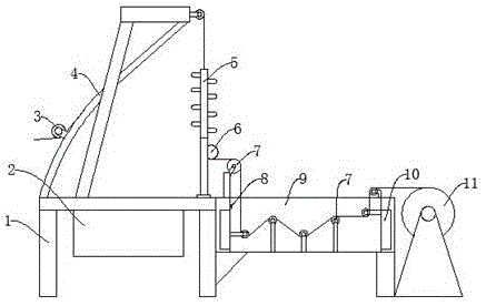 Automatic weaving machine for fishing nets