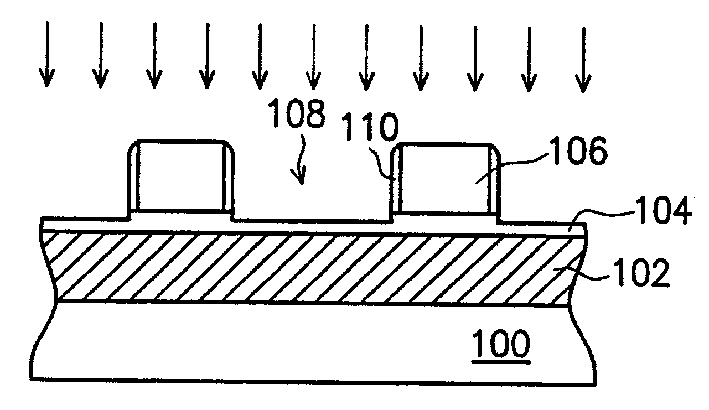 Etching method for anti-reflecting coating layer on organic substrate