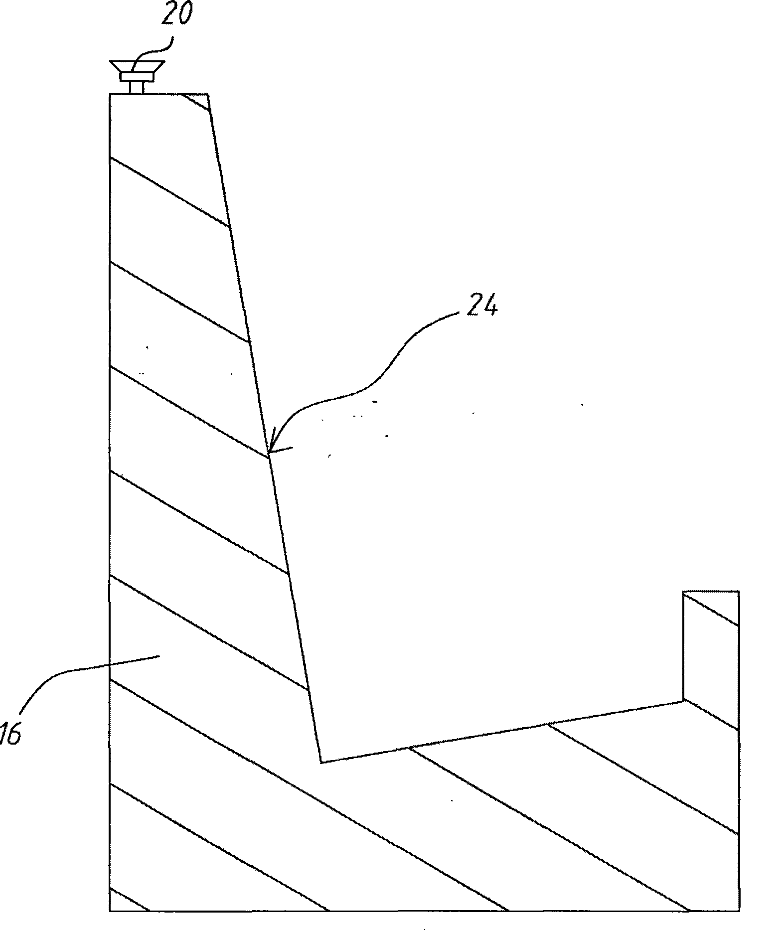 Liquid crystal residue alarm system and method thereof