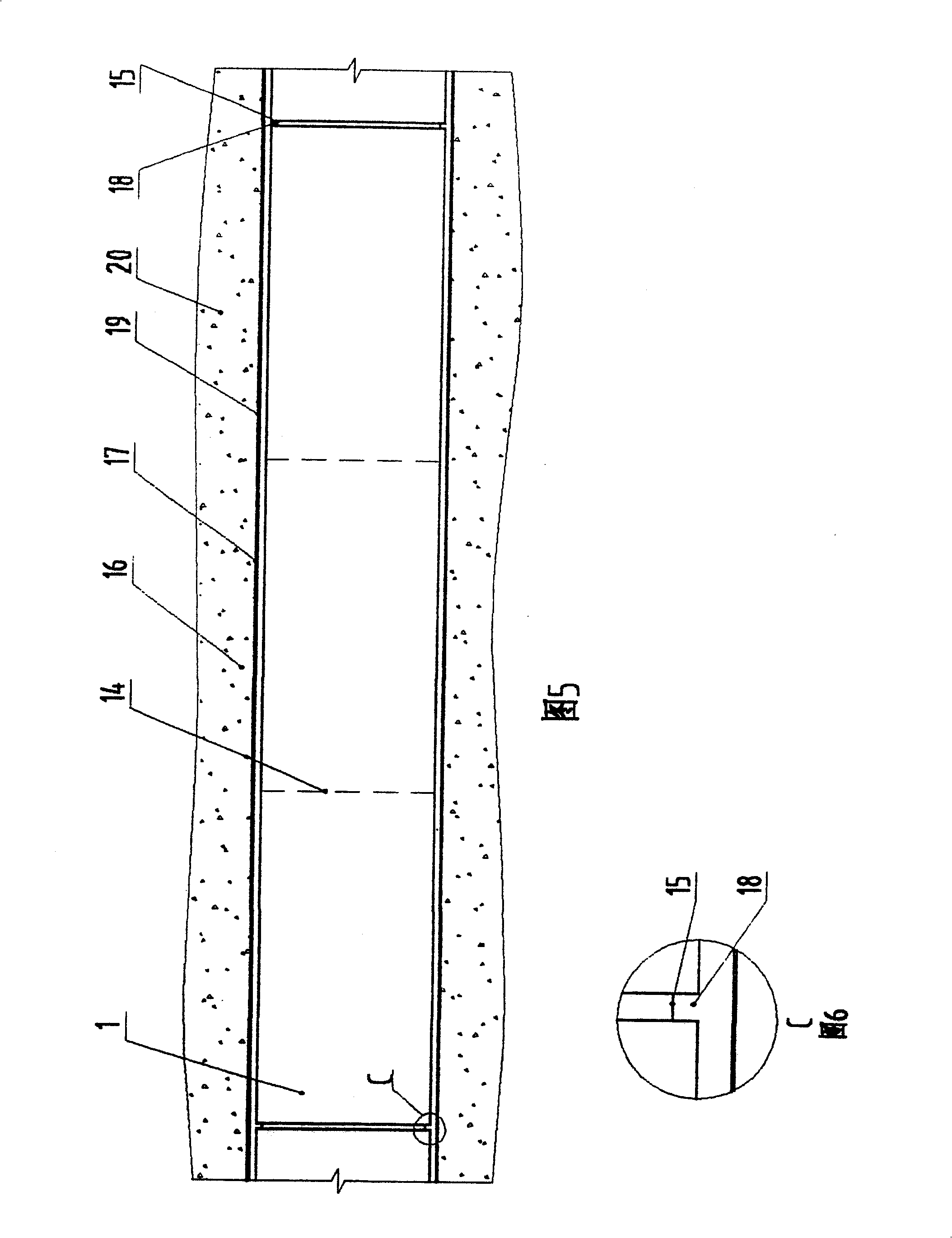 Pressure-resistant culvert pipe with small section and circumferential stress and preparation process thereof