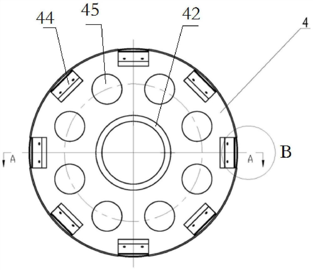 Permanent magnet motor assembling mould