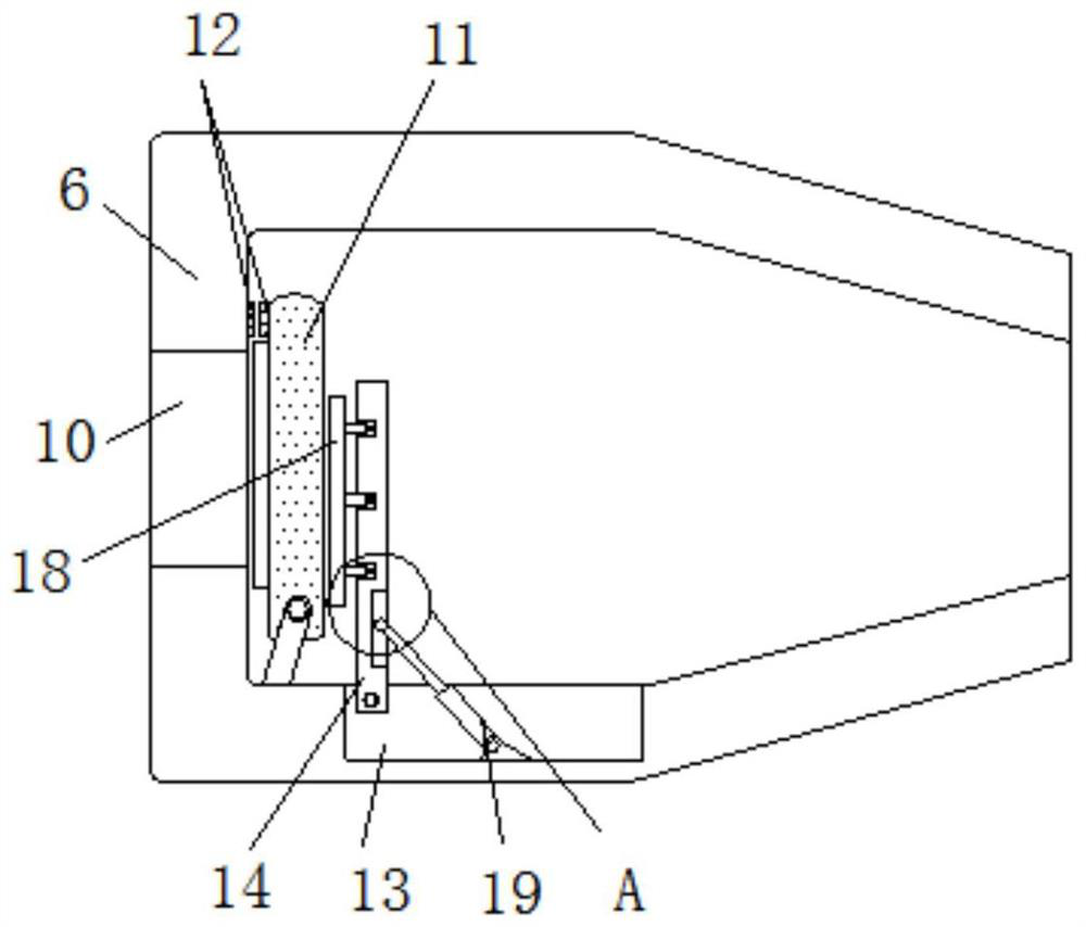 Gas countercurrent test device based on roadway network outburst port self-opening